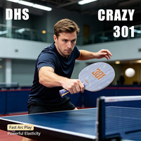 Raquette de tennis de table DHS modèle 147119, poignée horizontale, 7 couches de bois Ayous, 88-92g, 160x152mm, raquette professionnelle pour attaque rapide en arc