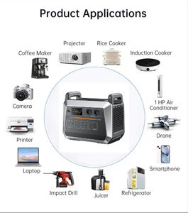 Generador Solar LiFePO4 de 2000W, Banco de Energía Portátil con Salida de CA, Almacenamiento de Alta Capacidad - Product Image 3