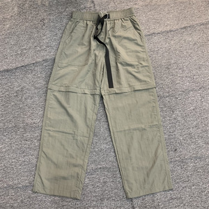 Custom vita alta Utility tasca Twill in Nylon pista in poliestere frangivento due pezzi con cerniera <span class=keywords><strong>Cargo</strong></span> Shorts rimovibili per gli uomini - Product Image 5