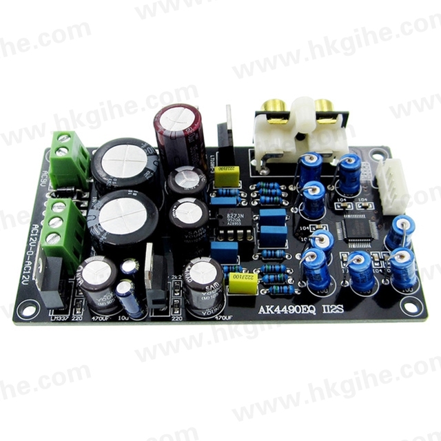 Hot Sales AK4490EQ AK4490 II2S DAC Decoder Board AC15V-0-AC15V(15W) AC9V 10W in stock