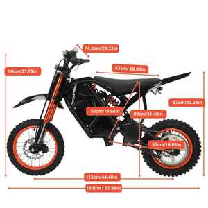 Moto électrique tout-terrain de course US Dropshipping, 3 vitesses, 3000W, Motocross électrique, E-<span class=keywords><strong>Dirt</strong></span> Bike - Product Image 6