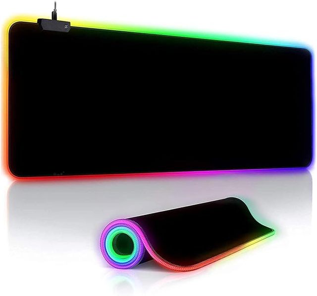 Custom Logo Gaming Mouse Pad With RGB LED Lights