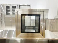 Boîte de passage de table de travail en acier inoxydable de laboratoire de meubles et d'équipements médicaux