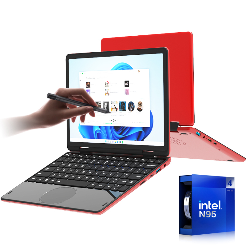 <strong>2026</strong> Intel N95 New 2-in-1 Tablet PC 360 Rotating Netbook <strong>11</strong>-<strong>Inch</strong> Yoga Touch Screen 16GB RAM Windows <strong>11</strong> Pro English Keyboard
