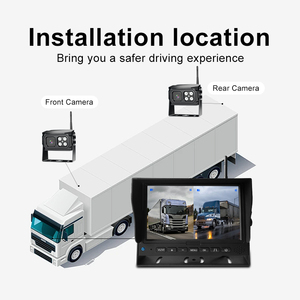 7 Inch Wireless Monitoring System IP67 Waterproof 2CH Digital Backup <b>Camera</b> for Bus Motorhomes YB-Wireless-M05-2 [ - Product Image 2