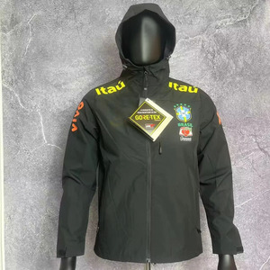 Veste coupe-vent rayée de football brésilien, veste rembourrée en coton, Paris <span class=keywords><strong>Bara</strong></span> Chelsea, trench-coat unisexe avec doublure en polaire, coupe ajustée - Product Image 4
