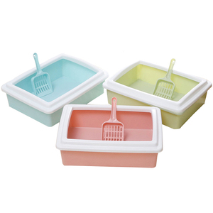 Meilleure vente Bac à <span class=keywords><strong>litière</strong></span> pour <span class=keywords><strong>chat</strong></span> en plastique avec pelle - Product Image 1