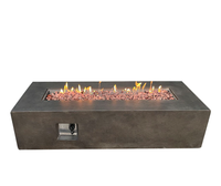 En gros prix 2023 conception de luxe GRC table fosse feu en plein air
