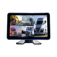 Pantalla LCD para coche Hesida, pantalla táctil de 5 CANALES, Monitor para coche, soporte ajustable en varios idiomas, IPS de 10,1 pulgadas para autobús de camión Universal