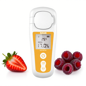 Nouveau Style numérique Brix mètre 0-55% échelle mesure avec précision la teneur en sucre aliments boissons <span class=keywords><strong>test</strong></span> de réfractomètre numérique - Product Image 1