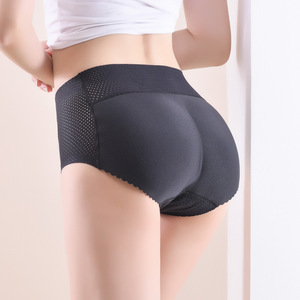 Braguita <span class=keywords><strong>Invisible</strong></span> con Relleno en la Cadera, Ventilación de Malla Suave y Cintura Antideslizante - Product Image 3
