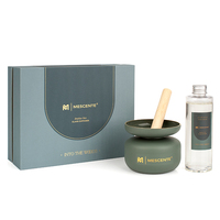 Mescente Marque privée de luxe Mini Loris Fleur en céramique Parfum de maison Arôme Huile Diffuseur de roseaux