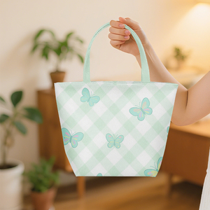 Venta caliente personalizada nueva llegada pequeño bolso de cuero Anime impresión Cheetah Pu cuero mango bolsas de mano - Product Image 4