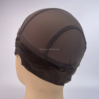 Bonnet de perruque élastique antidérapant pour la confection de perruques, bonnet à dentelle frontale avec bande antidérapante, réutilisable, fabriqué à la machine