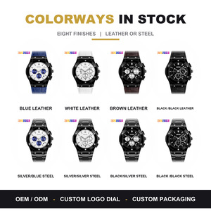Montre de luxe personnalisée OEM/ODM avec logo, bracelet en acier inoxydable, cadran minimaliste, montre d'affaires, boîtier unique, montre à quartz - Product Image 4