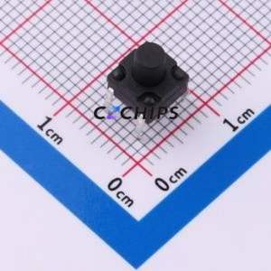 SMG-13-H070A1 Tactile Switch Through hole Component (THT)-4P,6.2x6.2mm Switch Single Pole Single Throw Round Button 2.5N 6.15mm - Product Image 1