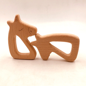 AliExpress <span class=keywords><strong>Amazon</strong></span> de <span class=keywords><strong>la</strong></span> joyería de DIY de playa Animal cabeza de caballo juguete mordedor bebé - Product Image 1