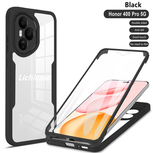 Lichicase, funda protectora de doble capa, diseño transparente, protección de lente, funda de teléfono para Honor X5C X5C Plus Play 10A, carcasa personalizada - Product Image 3