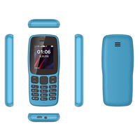 Teléfono Móvil GSM Barato Desbloqueado de Fábrica, Teléfono Celular 105 con Doble Tarjeta SIM