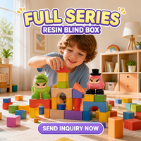 Nouvelle Arrivée : Boîte Mystère de Figurines en Peluche Floquée – Collection de Poupées Personnages Mignons, Jouets Artistiques, Cadeau Tendance pour Collectionneurs