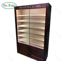 Cave à cigares armoire pharmacie vitrine en bois conceptions pour la décoration de magasin médical boîte de présentation en bois de cèdre mini armoire à cigares