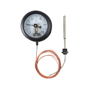 WTQ-288 เทอร์โมมิเตอร์วัดความดันแบบสัมผัสไฟฟ้า 150 มม. แบบเรเดียล M27*2 สายไฟ 0-160C เซ็นเซอร์วัดอุณหภูมิ - Product Image 3