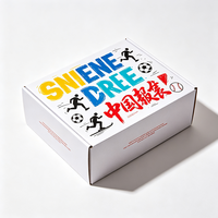 Boîte d'emballage de luxe personnalisée pour maillots, en carton ondulé étanche, pour vêtements de sport d'équipe, vente en gros