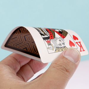 Professional Luxury Paper Poker Deck Custom Logo Gold Geometric <b>Playing</b> <b>Cards</b> High Quality Flexible Personalized Game <b>Cards</b> - Product Image 5