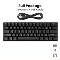 Clavier de jeu mécanique Madlions MAD68 Pro 60HE USB-C RGB rétroéclairé à axe magnétique, touches entièrement remplaçables à chaud, réponse rapide, niveau d'entrée