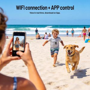 Cámara de Acción M21 4K WiFi - Resistente al Agua, Magnética, Grabación Manos Libres para Motociclismo/Esquí/Ciclismo/Vlogging - Product Image 6