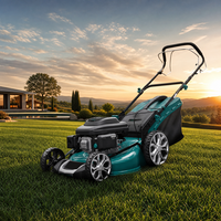 VORAN Kabelloser Benzin-Rasenmäher 6,5 PS 3500W Ohne Kabelbegrenzung Outdoor-Benzin-Grasschneider für Ferngesteuerte Landwirtschaftliche Nutzung