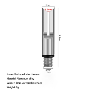 Dispositif auxiliaire de <span class=keywords><strong>lancer</strong></span> de précision à longue portée pour objets volumineux, rose, avec crochet de <span class=keywords><strong>lancer</strong></span> en U pour armes à feu et cannes à <span class=keywords><strong>pêche</strong></span> - Product Image 4