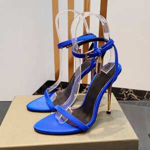 <span class=keywords><strong>Tacchi</strong></span> Eleganti e Sexy in Denim <span class=keywords><strong>Rosa</strong></span> Acceso con Dettagli Metallici Blu, Punta Affusolata, Chiusura con Lucchetto Dorato e Lacci alla Caviglia, Modello Unico e Lussuoso 2025 - Product Image 2