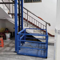 Elevador Eléctrico Pequeño y Sencillo, Plataforma de Elevación de Carga para Interiores y Exteriores, Almacenes y Hogares