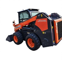 Chargeuse sur pneus (chargeuse compacte) Antspower CXSL-800 à moteur diesel avec hydraulique auxiliaire, capacité de charge nominale de 800 kg