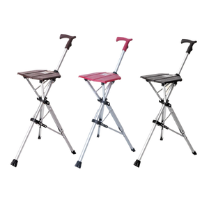 2025 nouveau tabouret <span class=keywords><strong>de</strong></span> canne pour personnes âgées canne à double usage avec siège <span class=keywords><strong>de</strong></span> tabouret Portable électrique un clic chaise <span class=keywords><strong>de</strong></span> canne pliante - Product Image 2