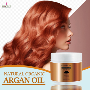 <span class=keywords><strong>Masque</strong></span> capillaire à l'huile d'argan <span class=keywords><strong>bio</strong></span>-<span class=keywords><strong>Masque</strong></span> de soin capillaire réparateur, revitalisant et hydratant pour <span class=keywords><strong>cheveux</strong></span> secs et crépus (grande taille 500ml) - Product Image 2