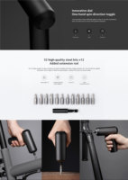 Pour Xiaomi Mi Smart Home Tournevis sans fil 3.6V avec matériau plastique
