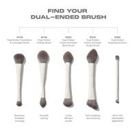 YRX Lot de 5 pinceaux de maquillage synthétiques blancs à manche en bois de forme personnalisée pour le contour des joues et le blush, conception OEM, style kit