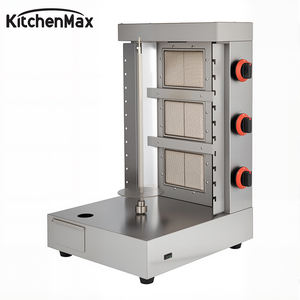 Máquina Vertical de Shawarma a Gas KitchenMax, Parrilla Comercial para Restaurantes de Oriente Medio y Comida Callejera - Product Image 2