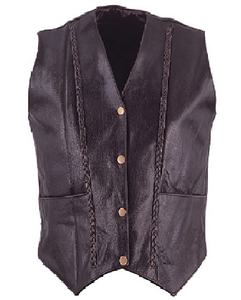 High Quality Custom Men's Cowhide Genuine Leather Motorcycle Vest Winter Windproof Custom <b>Waistcoat</b> Embroidery Outer Wear - Product Image 1