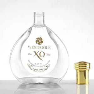 Fabricante Suministra Botellas de Vidrio de 375ml, 500ml, 750ml y 1000ml para Licor, Vino, Whisky, Vodka, Brandy, <span class=keywords><strong>Tequila</strong></span>, Vacías, de Vidrio Transparente con Tapa - Product Image 2