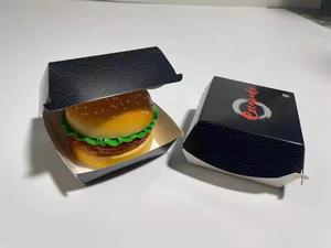Premium Recyclable Customizable Kraft Paper Rigid Cases Magnetic Closure for Burger Fast Food <b>Packaging</b> - Product Image 2