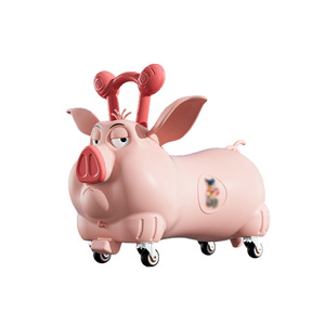 Patinete de Equilibrio para Niños Nezha Flying Pig, Bicicleta de Equilibrio de Cuatro Ruedas, Carro de Derrape Giratorio para Niños de Tres Años que Aprenden a Caminar - Product Image 4
