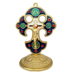 Cinq images orthodoxes de Jésus Reliques religieuses traditionnelles de la croix du bas utilisées pour la prière - Product Image 6