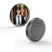 Badge Digitale Intelligente 1.85 Pollici con Display Elettronico Touchscreen Rotante, Batteria Ricaricabile e Corpo in Plastica