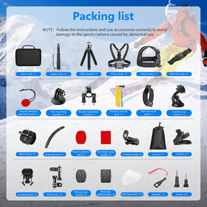 Atacado Profissional de Ação Portátil Esportes Acessórios para Câmera Set 50-In-1 Mobile Phone Shooting Vlog Acessório Kit
