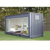 Bâtiment modulaire préfabriqué de luxe en conteneur de 40 pieds pour chambres d'hôtel, mini-maisons, salles de bain préfabriquées, villas, boutiques, cuisines