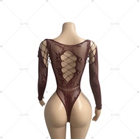 ELITES Vente en gros Nouveautés Personnalisées Faible MOQ Vêtements de danse exotiques en résille