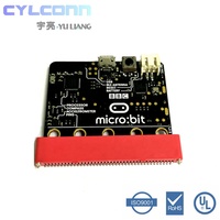 Conector BBC Micro Bit de 1.27mm, 40 Pines, Tipo B, Rojo, para Placa de Programación Externa Microbit